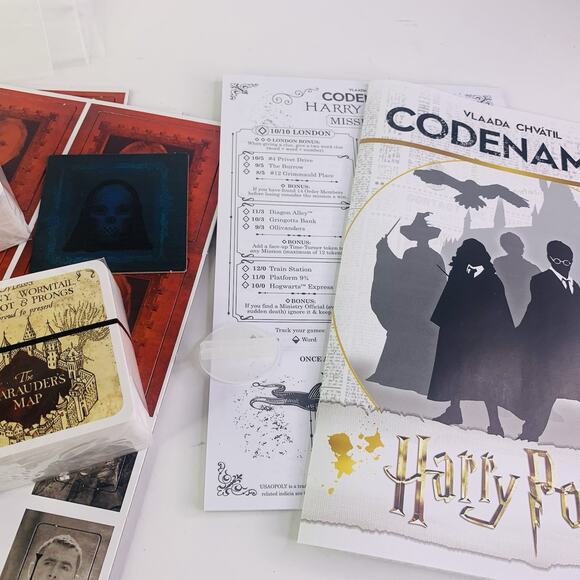 Vlaada Chvatil Codenames Wizarding World of Harry Potter Top Secret Open Box - Picture 4 of 6